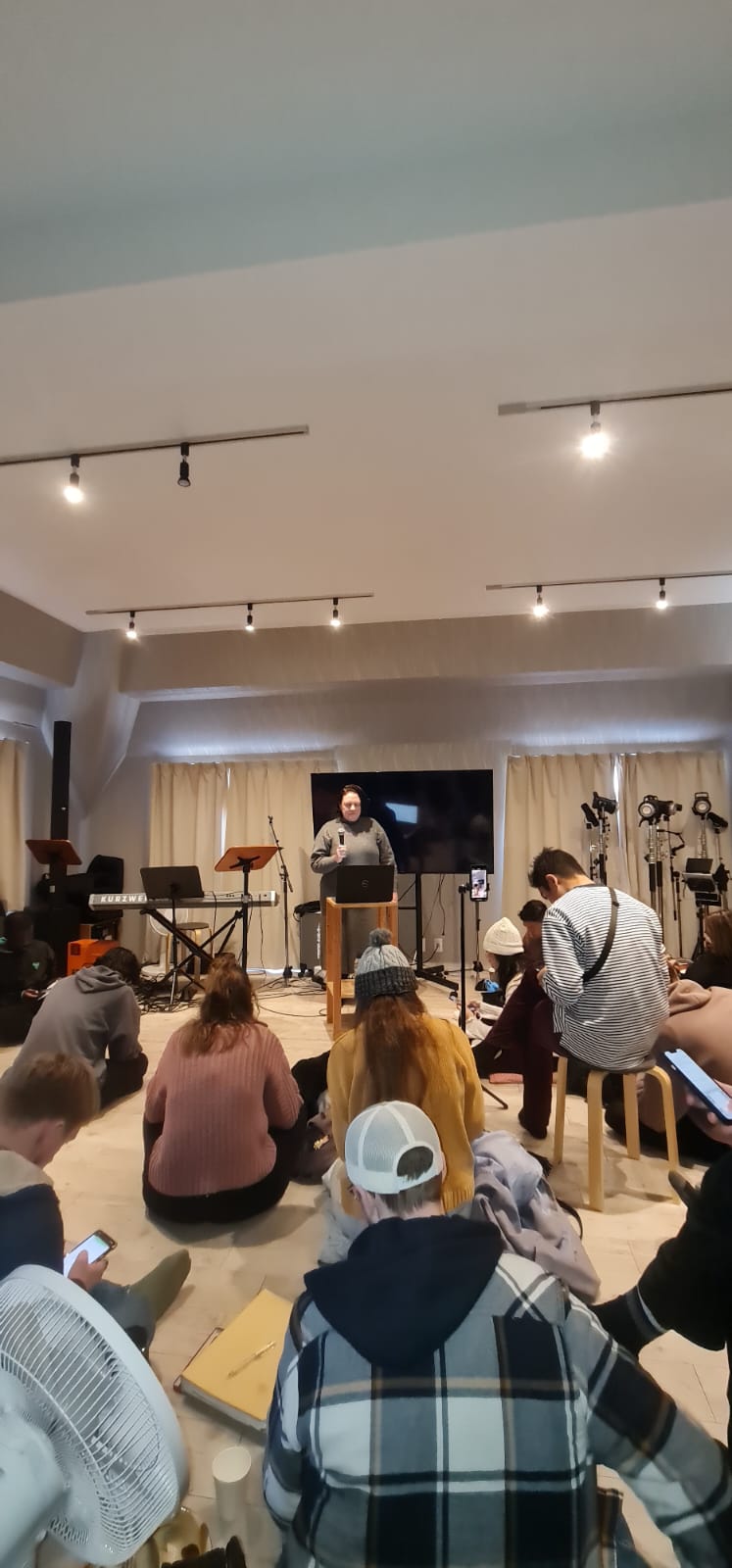 Teaching the Word to a gathering